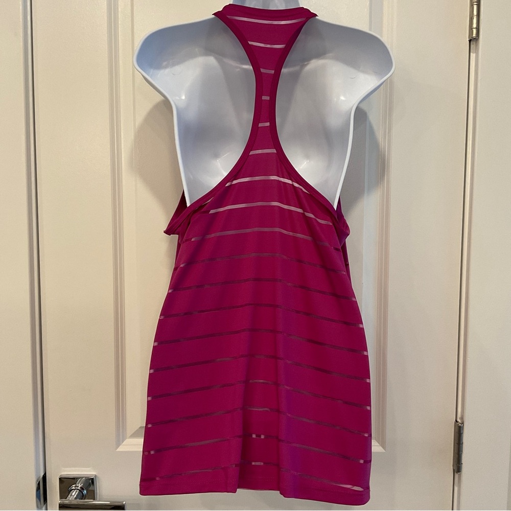 Athletic Works Magenta Racerback Tank (L) - Picture 5 of 9